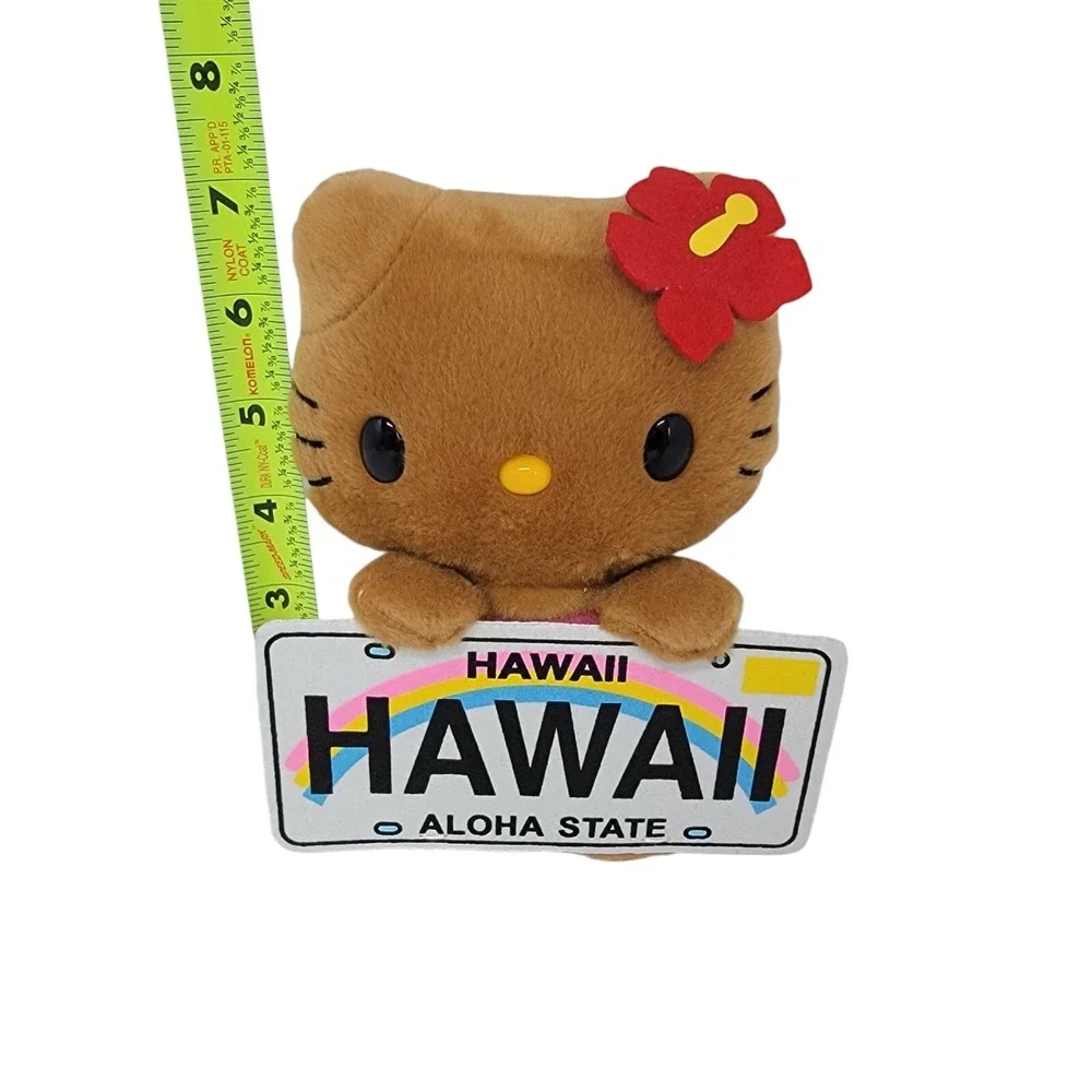 Hello Kitty Plus Tan Brown‎ Bikini Hibiscus Hawaii License Plate 7